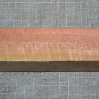 Pink Ivory Ripple knife handle, approx. 150 x 40 x 29 mm, 0,2 kg