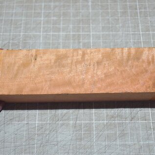 Pink Ivory Ripple knife handle, approx. 150 x 40 x 29 mm, 0,2 kg