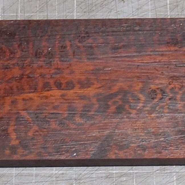 Snakewood B-quality, fingerboard blank approx. 510 x 70 x 9 mm, 0,5 kg