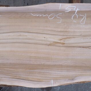 Dutch elm table top pair, approx. 2x 2750 x 470 x 50 mm, 13605a+b