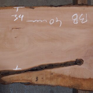 Pearwood, approx. 2350 x 350 x 40 mm, 13606