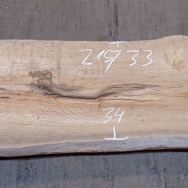 Korkeiche Bohle, ca. 2150 x 310 x 20-40 mm, 13611