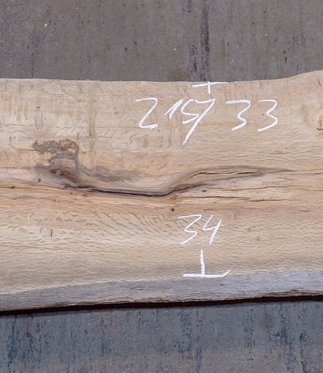 Korkeiche Bohle, ca. 2150 x 310 x 20-40 mm, 13611