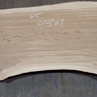 Oak table top, approx. 2050 x 610 x 55 mm, 13614