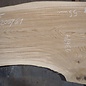 Oak table top, approx. 2050 x 610 x 55 mm, 13614