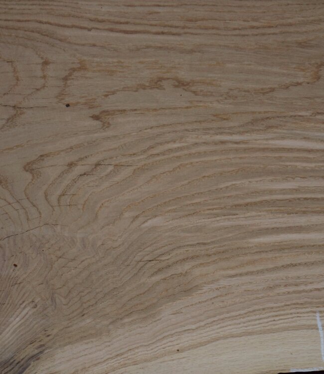 Oak table top, approx. 2050 x 610 x 55 mm, 13614