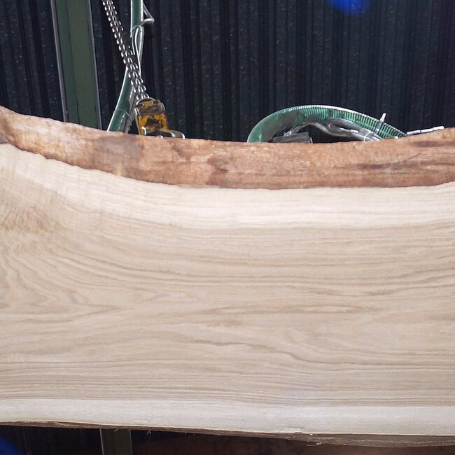 Oak table top, approx. 2050 x 610 x 55 mm, 13614