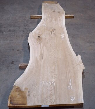 Eiche Tischplatte, ca. 3250 x 630 x 52 mm, 13616