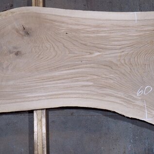 Oak table top, approx. 3250 x 630 x 52 mm, 13616