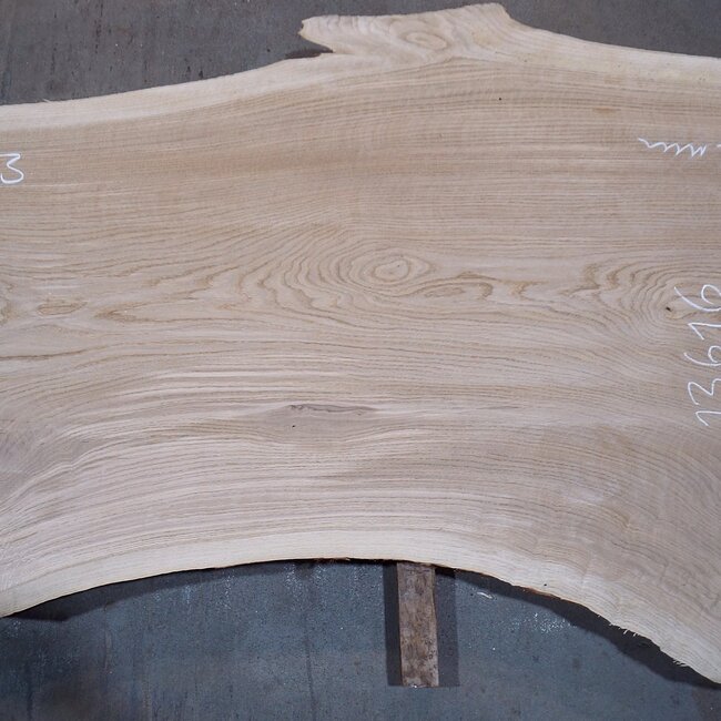 Eiche Tischplatte, ca. 3250 x 630 x 52 mm, 13616