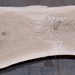 Oak table top, approx. 2300 x 450 x 55 mm, 13615