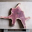 Purpleheart, star shaped slab, approx. 900 x 780 x 70 mm, 41220