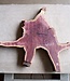 Purpleheart, star shaped slab, approx. 900 x 780 x 70 mm, 41220