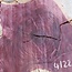 Purpleheart, star shaped slab, approx. 900 x 780 x 70 mm, 41220