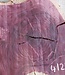 Purpleheart, star shaped slab, approx. 900 x 780 x 70 mm, 41220