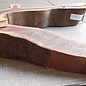 Purpleheart, star shaped slab, approx. 1280 x 1240 x 110-50 mm, 41219