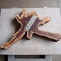 Purpleheart, star shaped slab, approx. 1040 x 720/540 x 110 mm, 41222