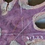 Purpleheart, star shaped slab, approx. 1190 x 620/800 x 100 mm, 41223