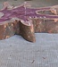 Purpleheart, star shaped slab, approx. 1190 x 620/800 x 100 mm, 41223