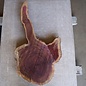 Purpleheart, star shaped slab, approx. 990 x 570 x 90 mm, 41225
