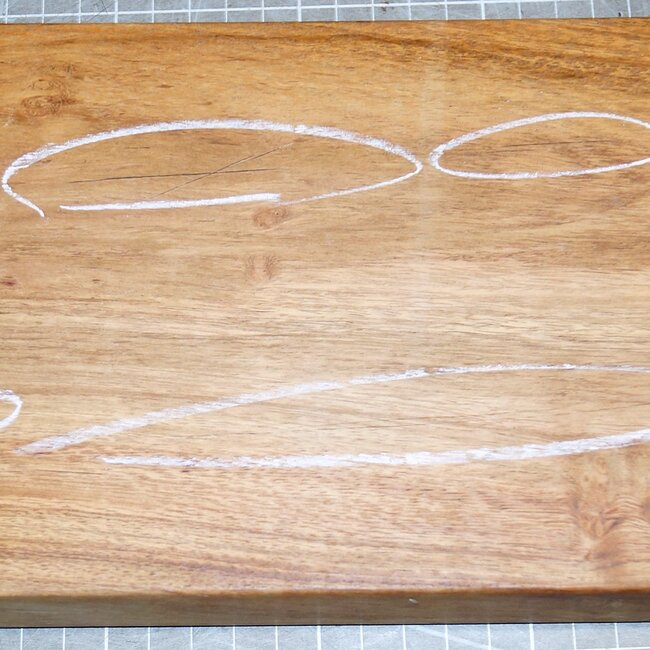 Sheesham rosewood, approx. 295 x 145 x 29mm, 0,8kg