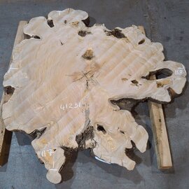 Olive slab, approx. 1180 x 1170 x 70 mm, 41231