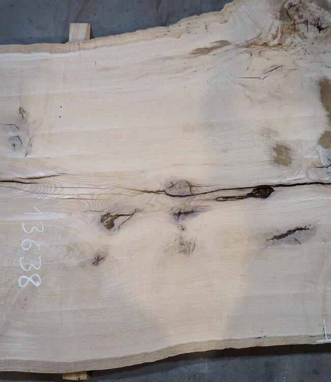 Eiche, ca. 2450 x 880/1070/850 x 52 mm, 13638