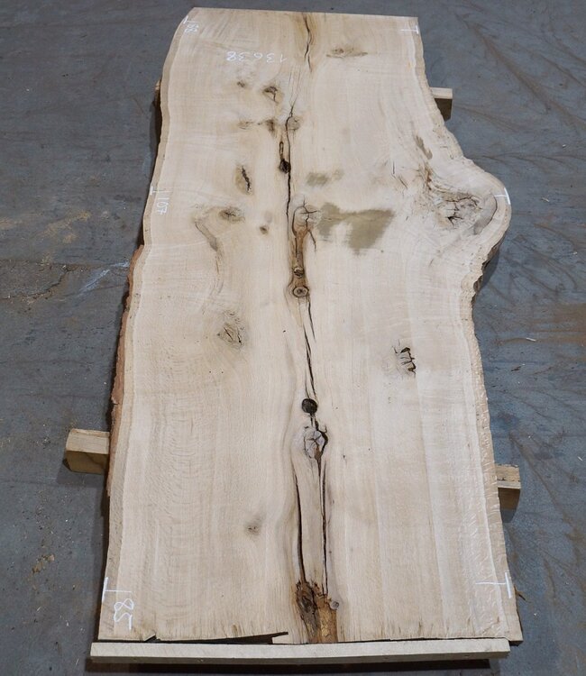 Eiche, ca. 2450 x 880/1070/850 x 52 mm, 13638
