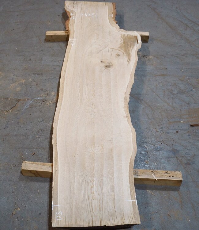 Eiche, ca. 2450 x 430/670/500 x 52 mm, 13642