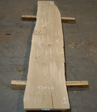 Eiche, ca. 2550 x 540/510/350 x 48 mm, 13646