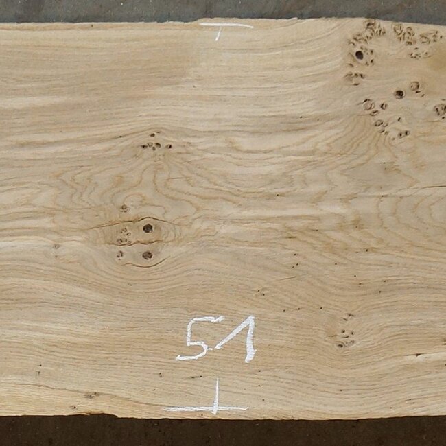 Oak, approx. 2550 x 540/510/350 x 48 mm, 13646