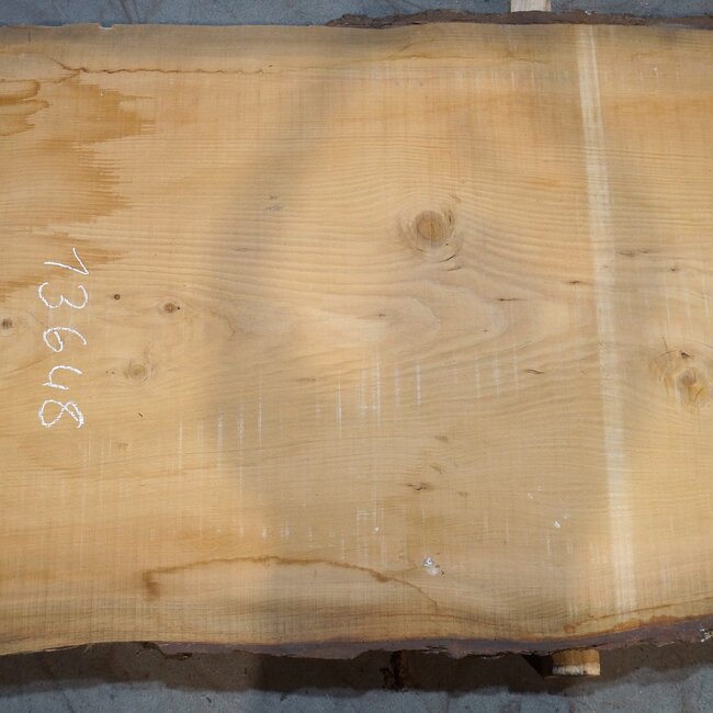 Libanon Zeder Tischplatte, ca. 5000 x 960/810/710 x 62 mm, 13648