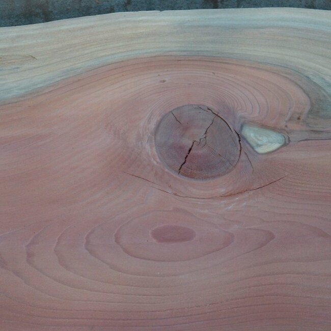 Redwood Tischplatte, ca. 3900 x 610/650/740 x 50 mm, 13649