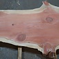 Redwood table top, approx. 4000 x 570/1030/900 x 50 mm, 13651