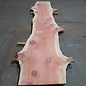 Redwood table top, approx. 4000 x 570/1030/900 x 50 mm, 13651