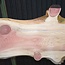 Redwood table top, approx. 4000 x 570/1030/900 x 50 mm, 13651