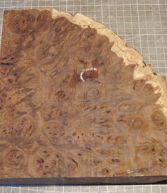 Kenthao Eisenholz, ca. 170 x 195 x 45mm, 1,72kg