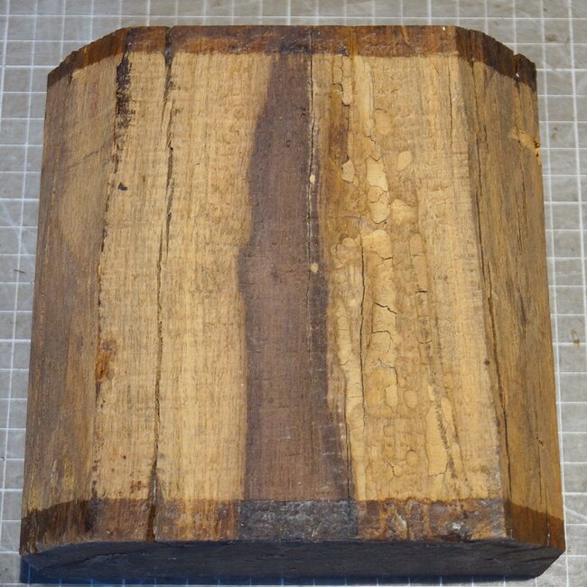 Eastindian rosewood, approx.  154 x 156 x 50-75mm, 1,54kg