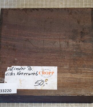 Eastindian rosewood, approx. 205 x 195 x 48-75mm, 2,24kg