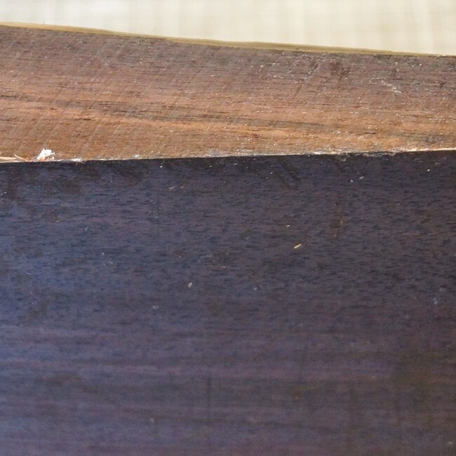 Eastindian rosewood, approx. 205 x 195 x 48-75mm, 2,24kg