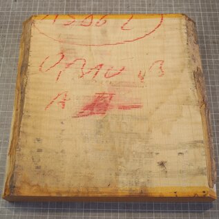Maple, fiddleback, approx. 295 x 295 x 50mm, 2,6kg