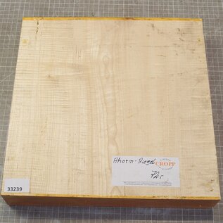 Maple, fiddleback, approx. 328 x 328 x 60mm, 4,02kg