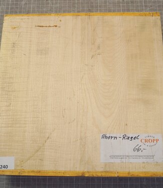 Maple, fiddleback, approx. 306 x 308 x 60mm, 3,36kg