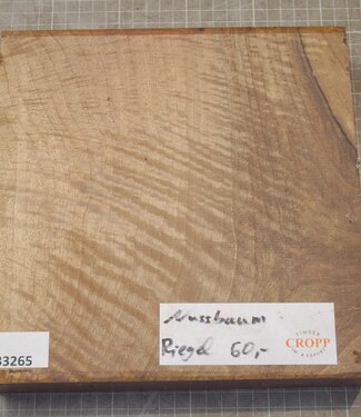 Nussbaum Riegel, europ., ca. 232 x 235 x 46mm, 1,84kg