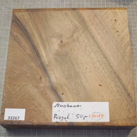 Nussbaum Riegel, europ., ca. 250 x 254 x 50mm, 2,08kg