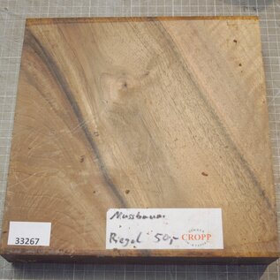 Nussbaum Riegel, europ., ca. 250 x 254 x 50mm, 2,08kg