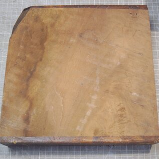 Nussbaum Riegel, europ., ca. 250 x 254 x 50mm, 2,08kg