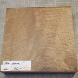 Nussbaum Riegel, europ., ca. 280 x 273 x 55mm, 2,54kg
