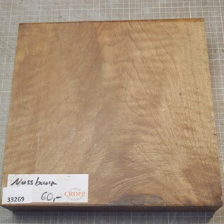Nussbaum Riegel, europ., ca. 280 x 273 x 55mm, 2,54kg