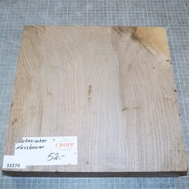 Kaukasischer Nussbaum , ca. 303 x 298 x 62mm, 2,96kg